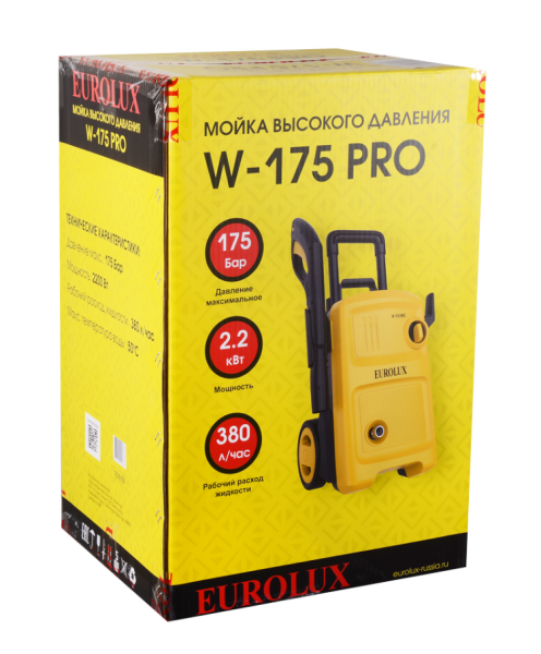 Мойка высокого давления Eurolux (Евролюкс) W - 175 PRO | Мототека